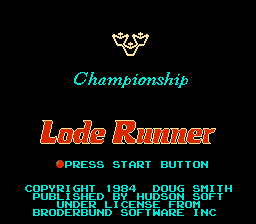 Золотая лихорадка: Чемпионат / Championship Lode Runner