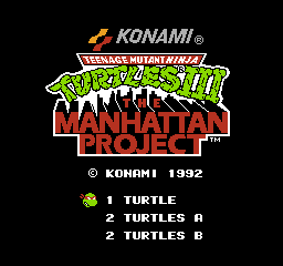 Черепашки ниндзя 3: Манхэттен / TMNT 3: The Manhattan Project - Денди игры онлайн