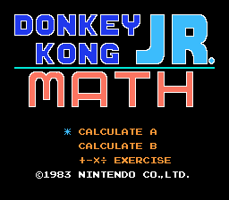 Донкей Конг. Математика / Donkey Kong Jr. Math