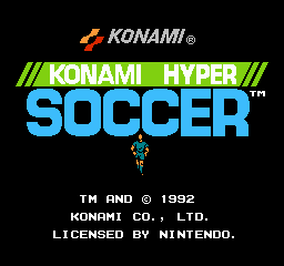 Конами Гипер Футбол / Konami Hyper Soccer