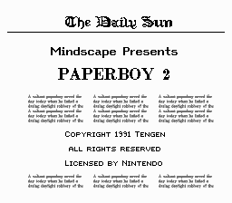 Разносчик газет 2 / Paperboy 2