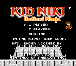 Ребенок Ники: Радикальный Ниндзя / Kid Niki: Radical Ninja