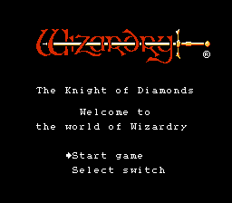 Wizardry III: Knight of Diamonds