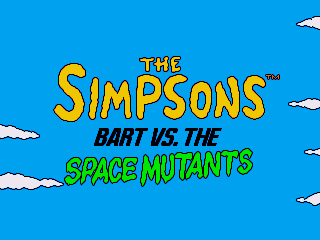 Simpsons: Bart vs The Space Mutants