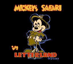 Приключения Микки в Стране Букв / Mickey's Safari in Letterland